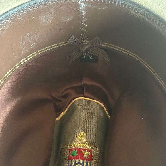 Stetson 200x El Ray Presidente Beaver Western Cowboy Hat 7 1/8 57 Silverbelly - Picture 5 of 6